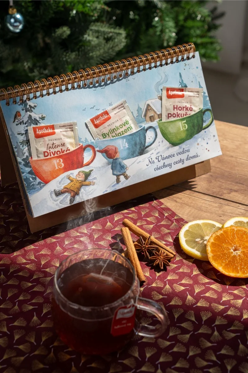 Apotheke Adventní kalendář čajových překvapení 27 ks