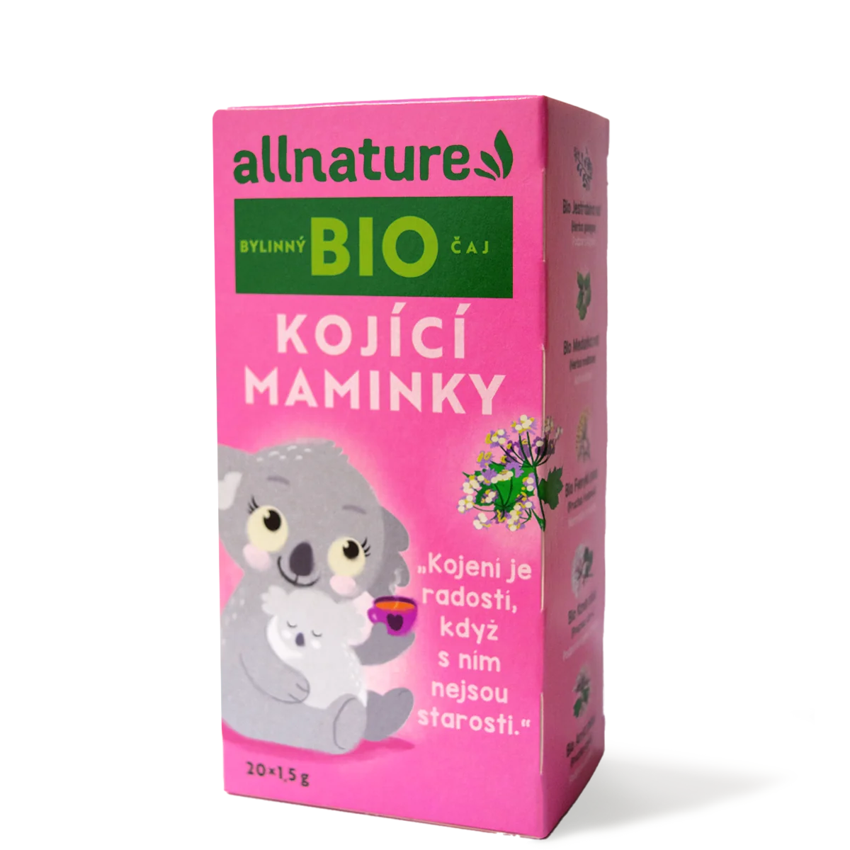 Allnature BIO Kojící maminky bylinný čaj 20x1,5 g