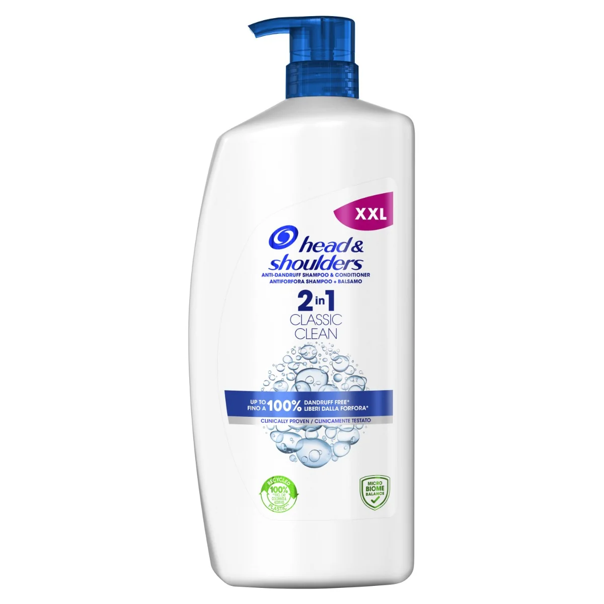Head&Shoulders Classic 2v1 šampon a kondicionér proti lupům 900 ml