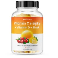 MOVit Energy Vitamin C 1200 mg s šípky + Vitamin D + Zinek PREMIUM