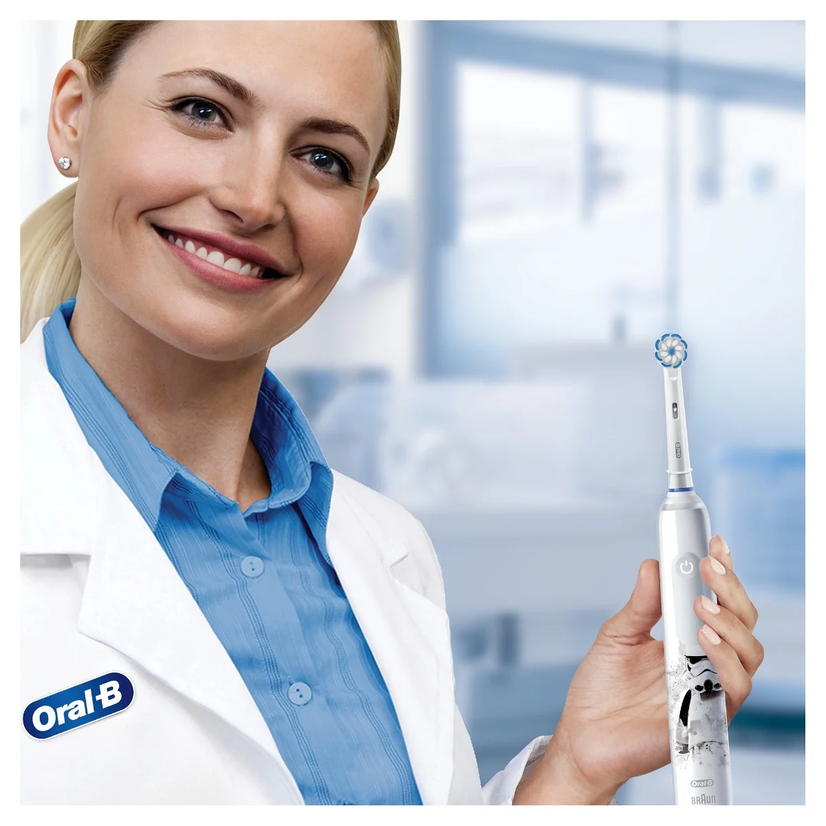 Oral-B Junior Pro 3 Star Wars White dětský elektrický zubní kartáček