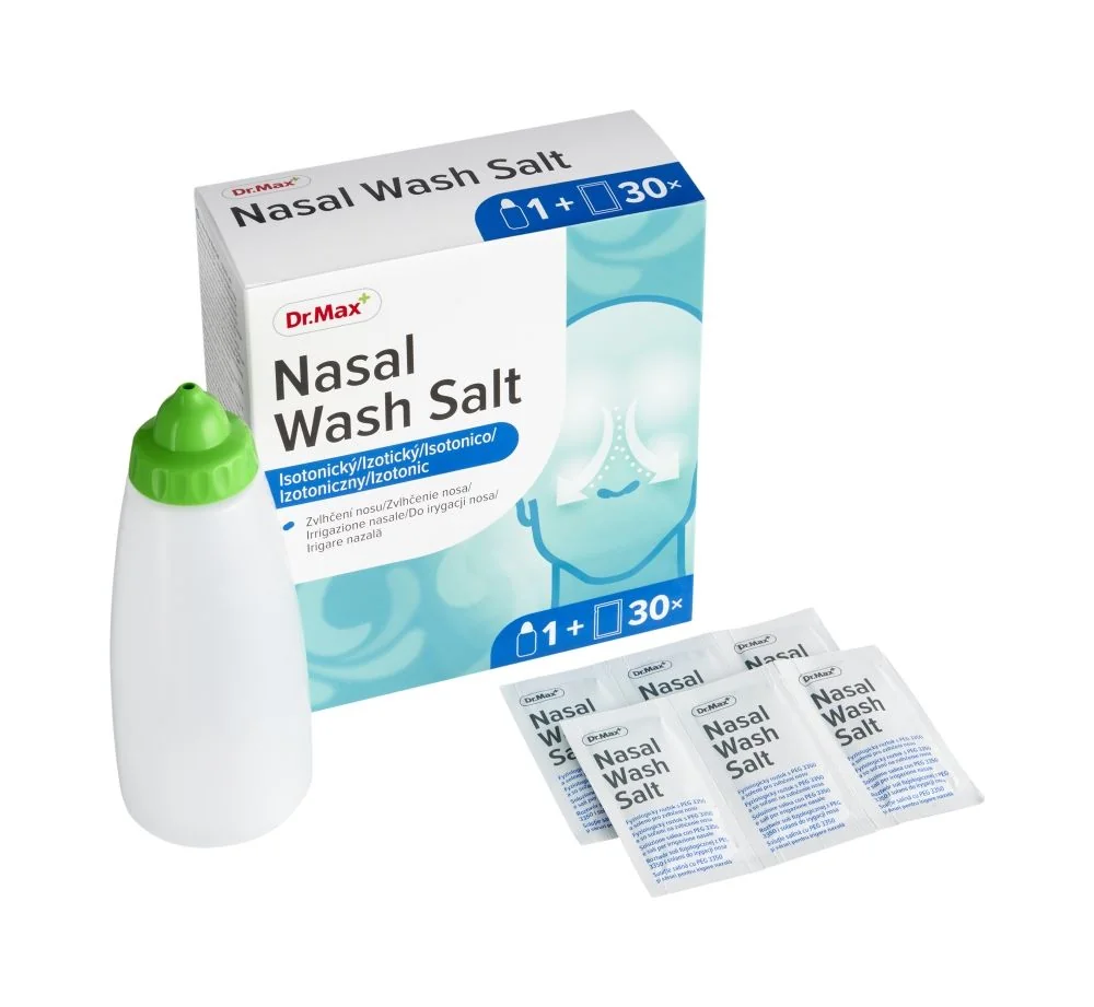 Dr. Max Nasal Wash Salt 1 lahvička + 30 sáčků