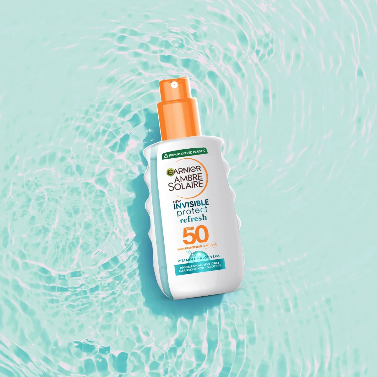 Garnier Ambre Solaire Invisible Protect Sprej na opalování SPF50 200 ml