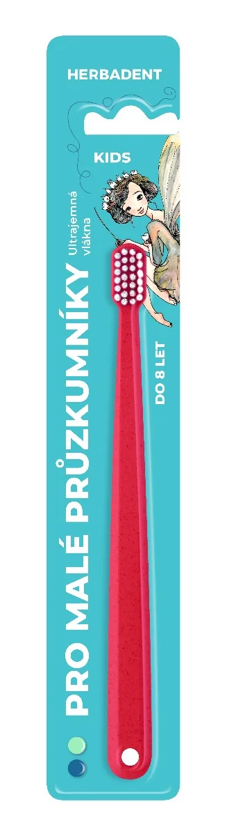 Herbadent KIDS dětský kartáček na zuby velmi jemný 1 ks
