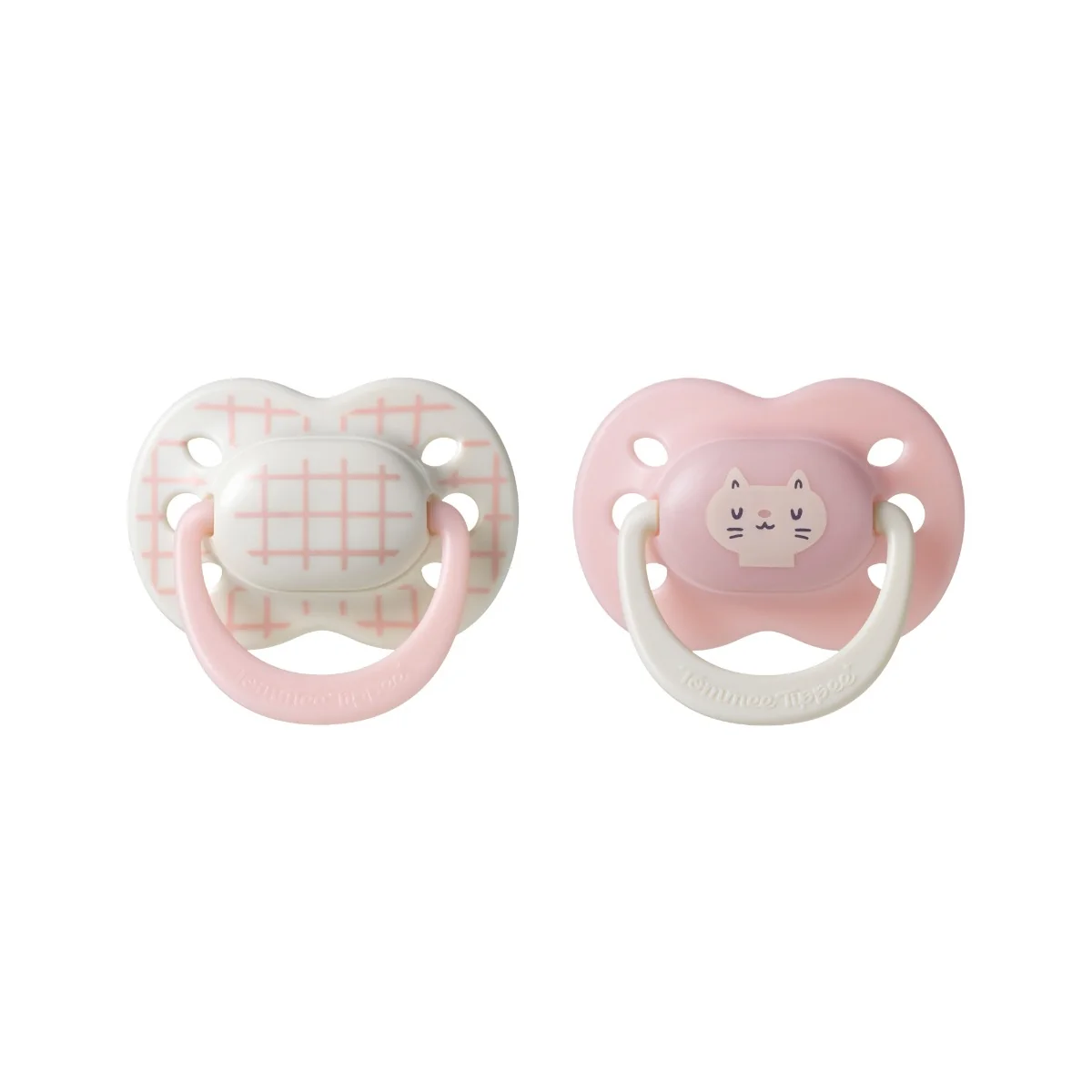 Tommee Tippee Ultimate Fit silikonový dudlík 0-6m, Girl 2 ks růžová
