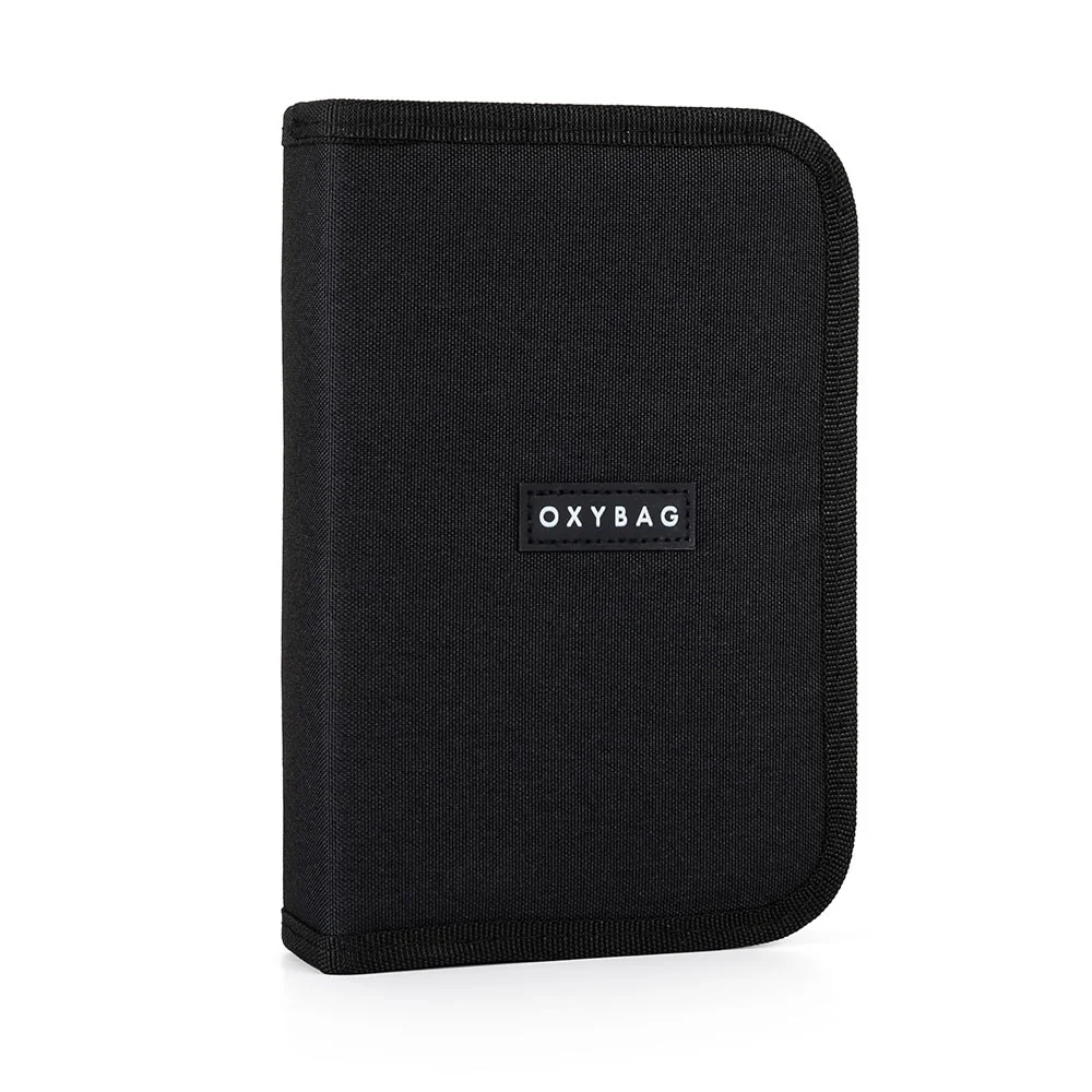 Oxybag UNICOLOR - jednopatrový penál Black, 2 chlopně