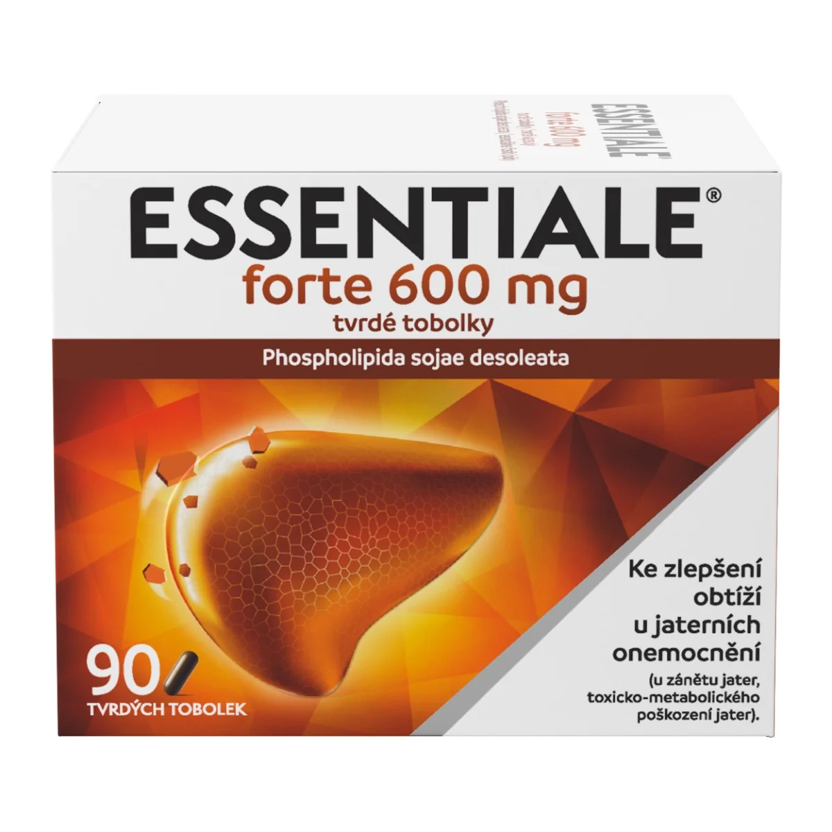 Essentiale forte 600 mg 90 tvrdých tobolek