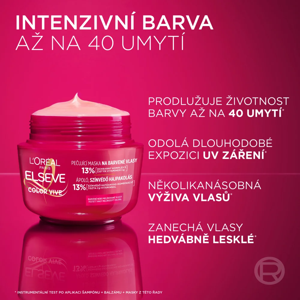 Loréal Paris Elseve Color Vive maska na barvené vlasy 300 ml