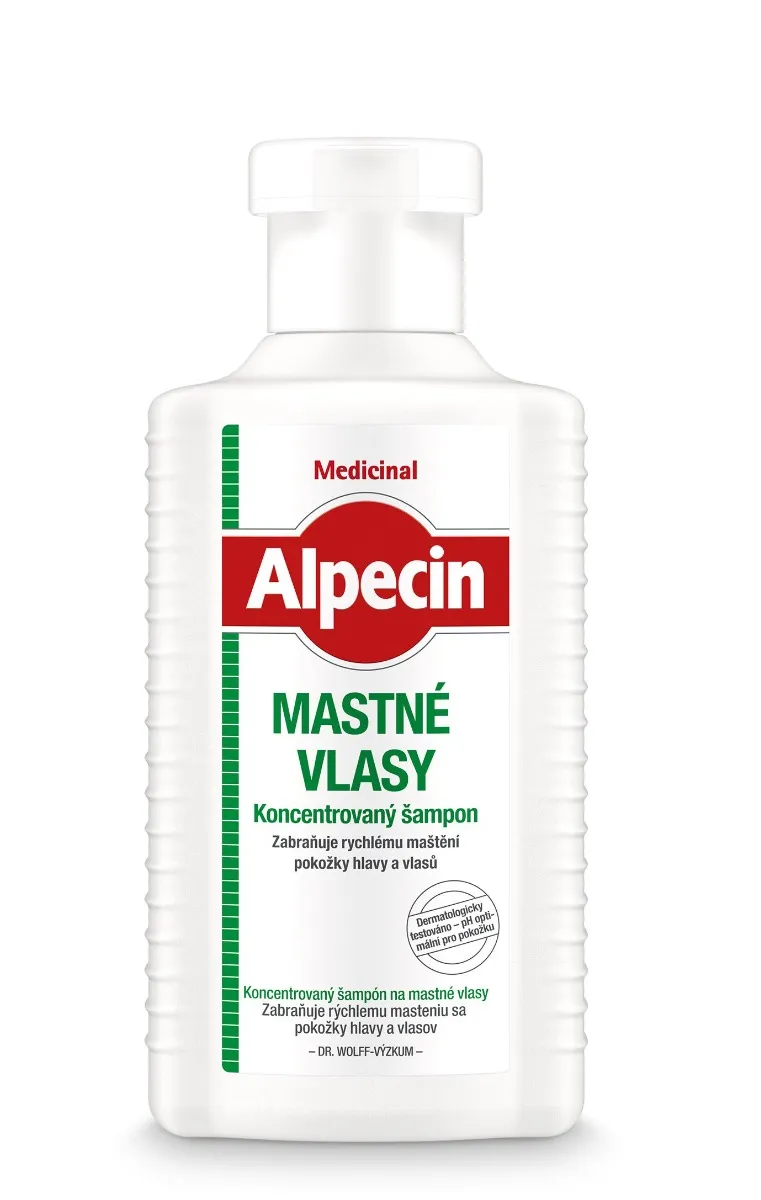 Alpecin Medicinal Šampon na mastné vlasy 200 ml