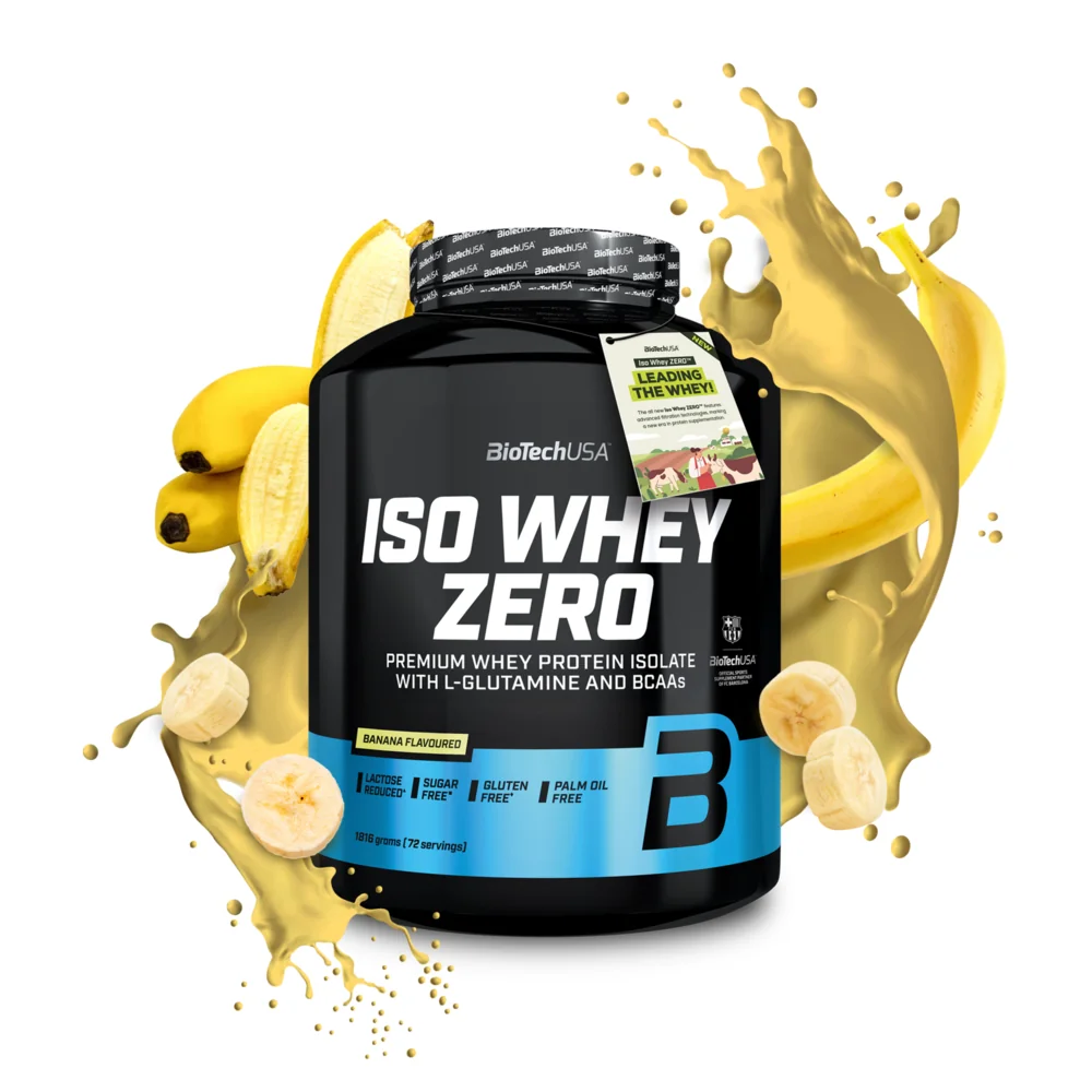 BioTech USA Iso Whey Zero 1816 g banán