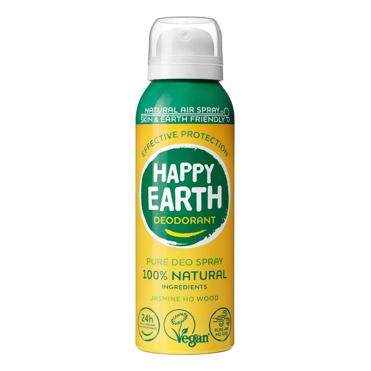 Happy Earth Přírodní Deo sprej Jasmín & Kafr 100 ml