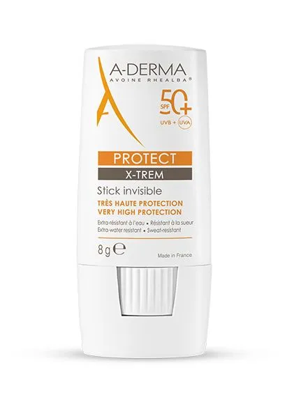A-Derma Protect X-TREM Transparentní tyčinka SPF50+ 8 g