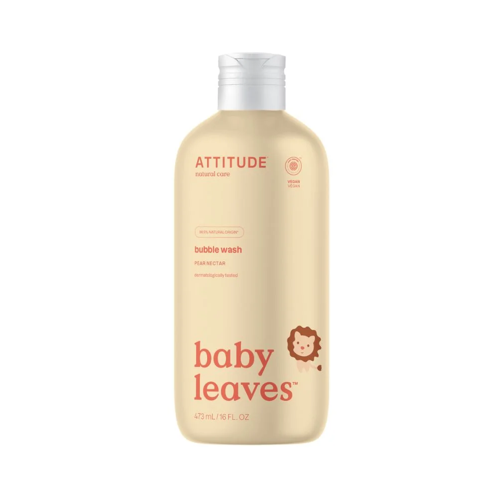 ATTITUDE Baby Leaves Pěna do koupele hruška 473 ml