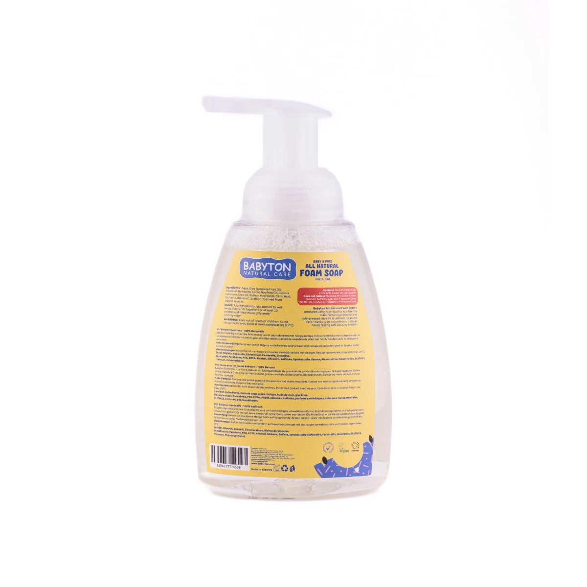Babyton Přírodní pěnové mýdlo na ruce Natural 350 ml