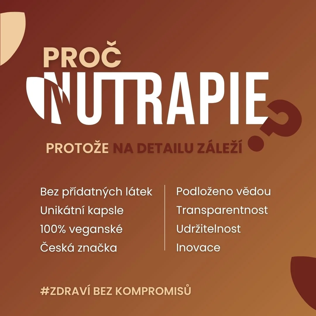 Nutrapie Balanced Mushrooms 60 kapslí