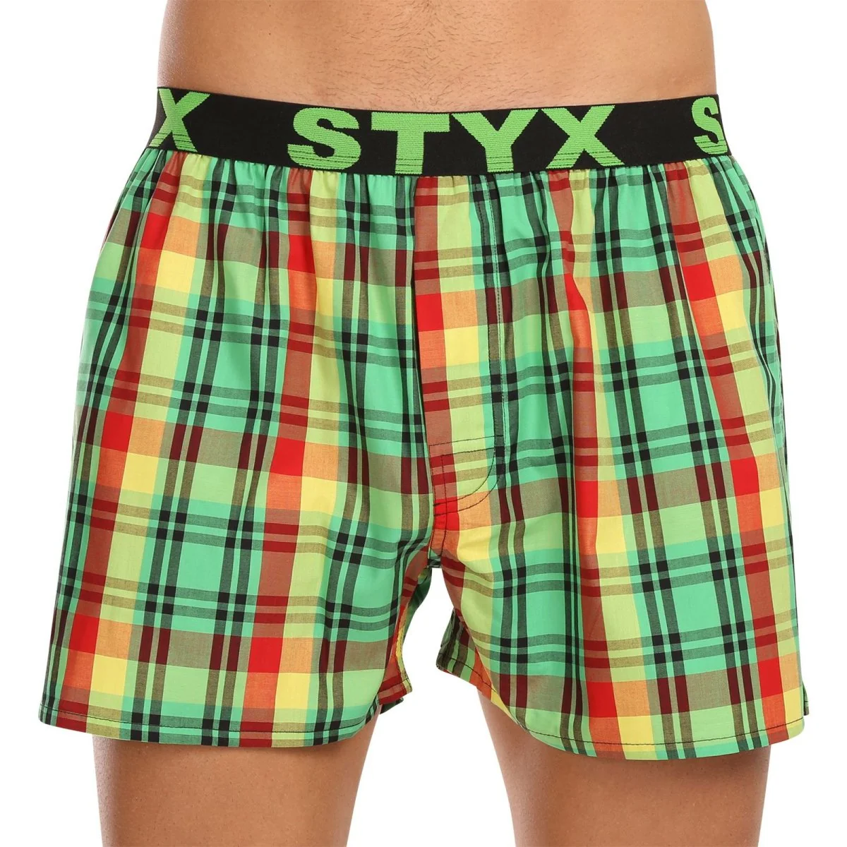 Styx 3PACK pánské trenky sportovní guma vícebarevné (3B11789) M