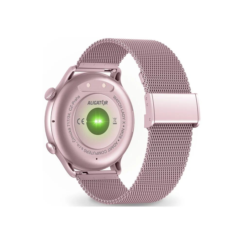Aligator Watch Lady X (NK28) smart hodinky Pink