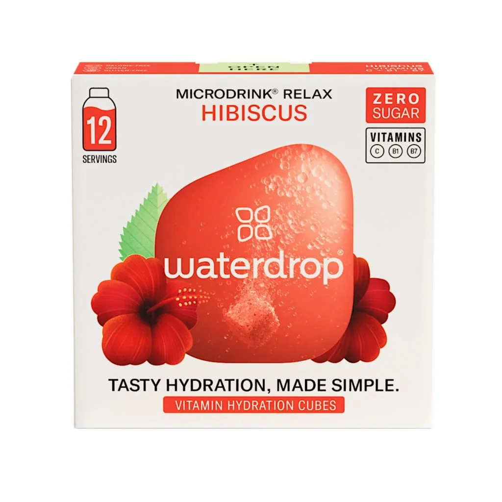 Waterdrop Hibiscus ibišek, acerola, malina 12 ks