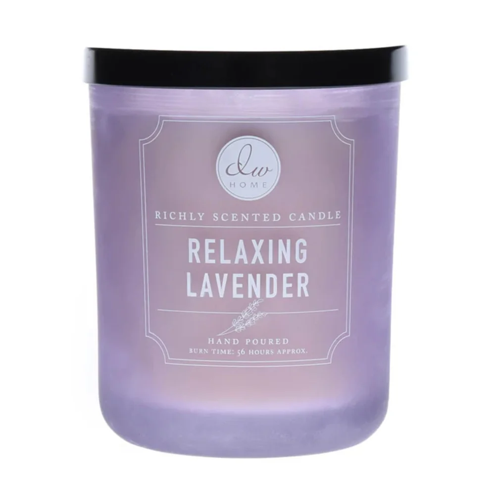 DW Home Signature Vonná svíčka ve skle Relaxační levandule 425 g