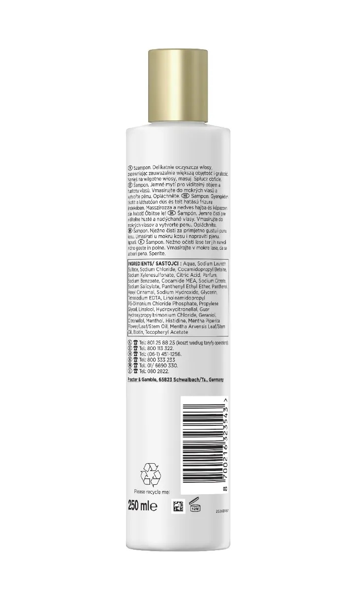 Pantene Pro-V Rose Water šampon 250 ml