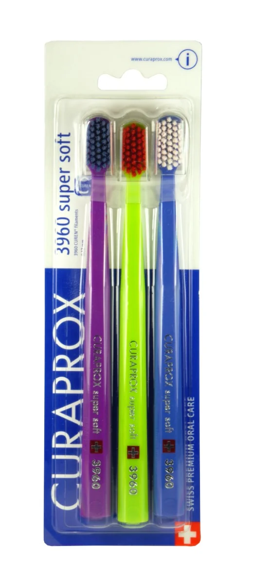 Curaprox CS 3960 Super Soft zubní kartáček 3 ks