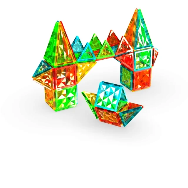 Geomag Magnetic Tiles magnetická stavebnice 60 dílků