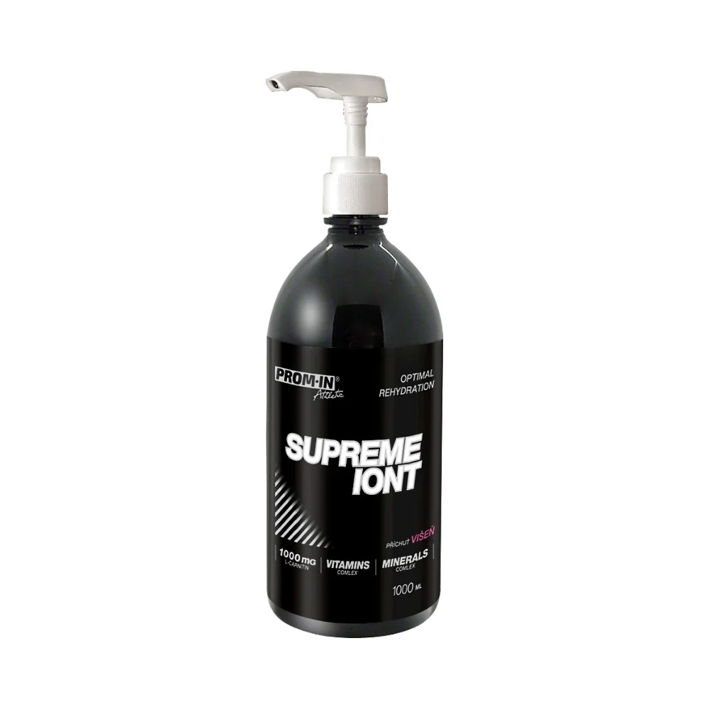 PROM-IN SUPREME Iont Drink 1000ml - višeň + pumpička