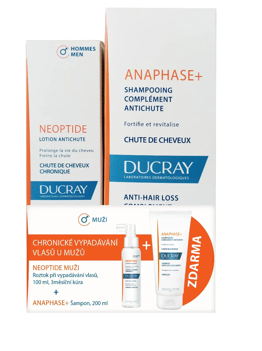 Ducray Neoptide MUŽI 100 ml + Anaphase šampon 200 ml