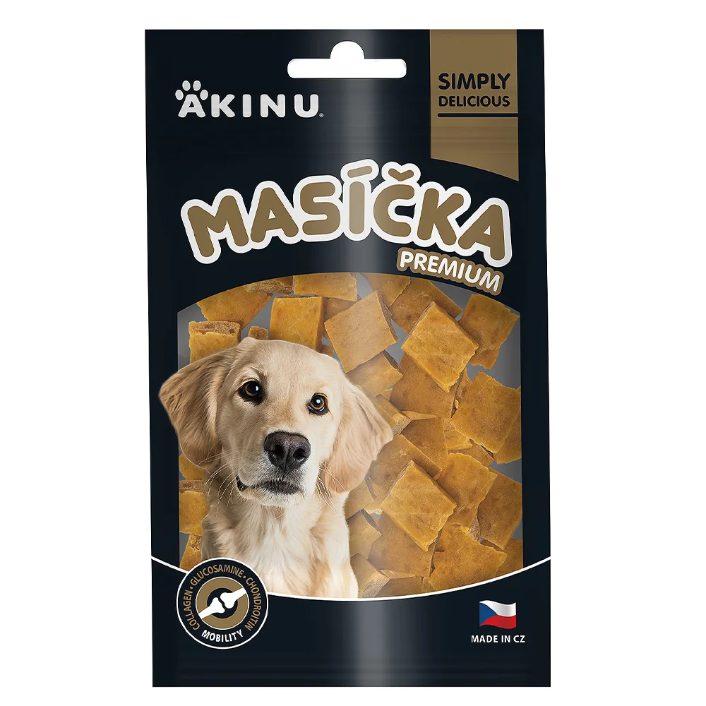 Akinu MASÍČKA PREMIUM Mobility pamlsek pro psy 6 x 75 g