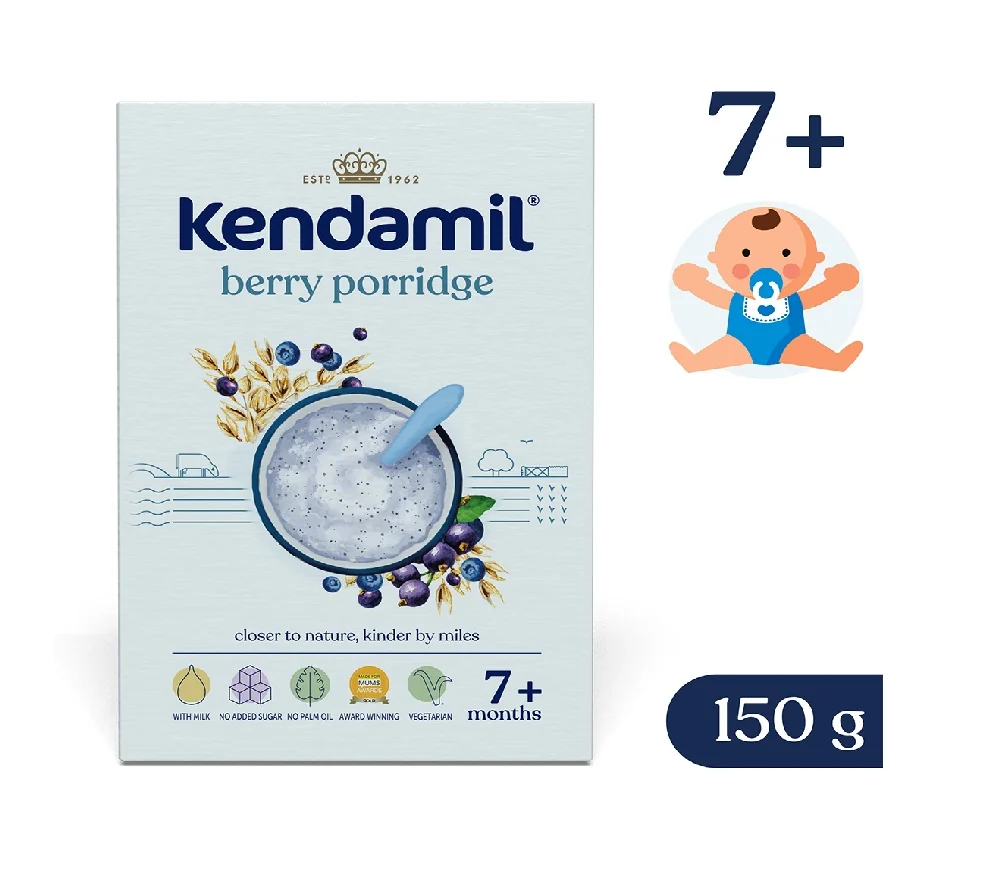 Kendamil Mléčná kaše s lesním ovocem 7m+ 150 g