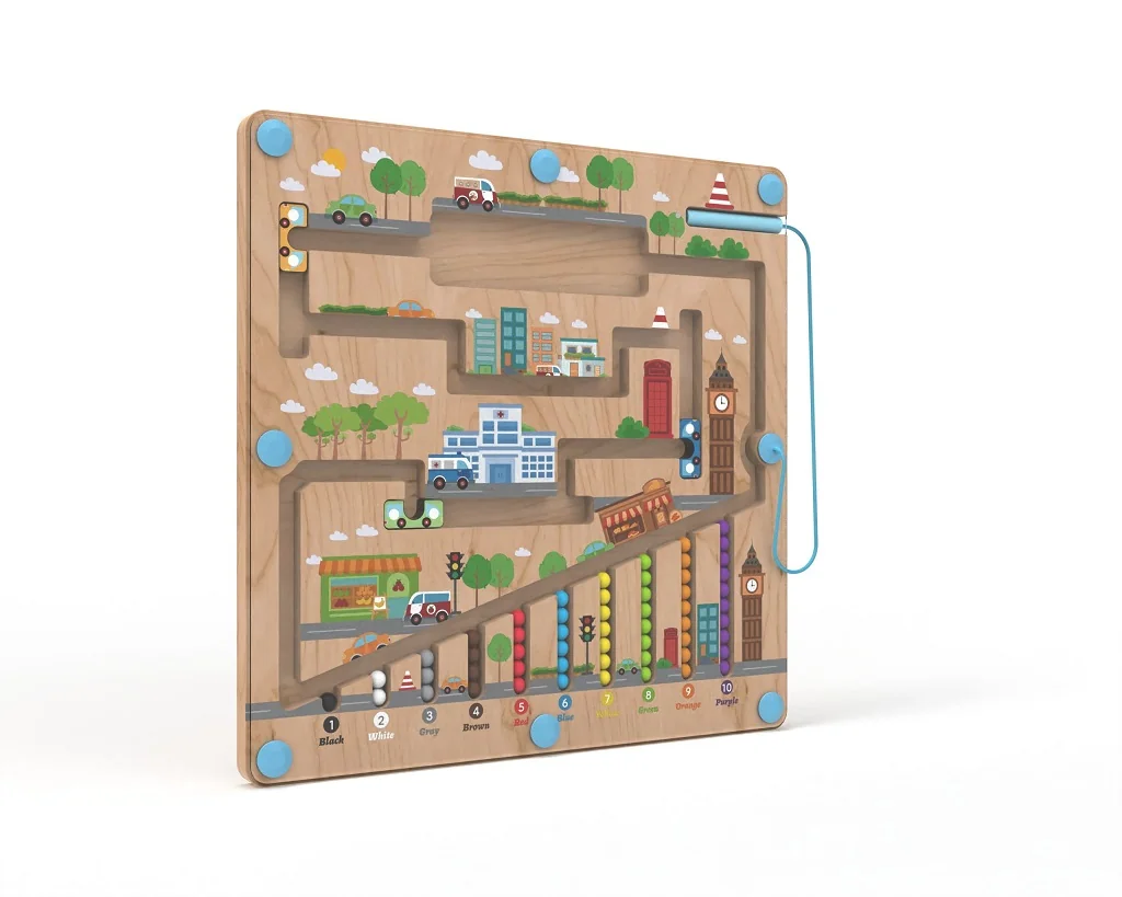 2Kids Toys Edukační magnetická hrací deska City