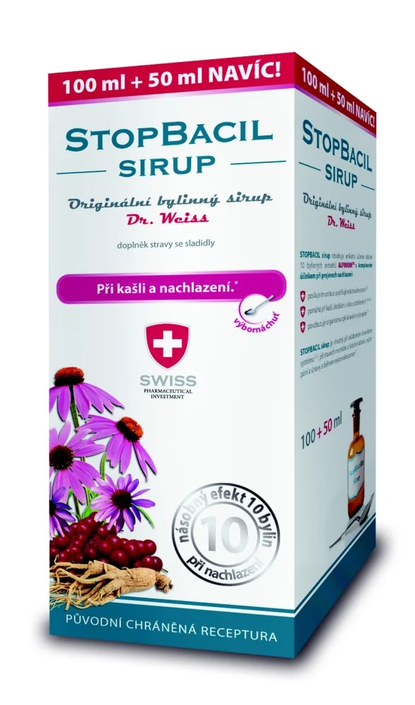 Dr. Weiss STOPBACIL sirup 100+50 ml