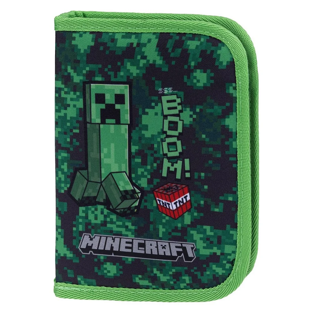 Baagl Školní penál jednopatrový Minecraft Boom