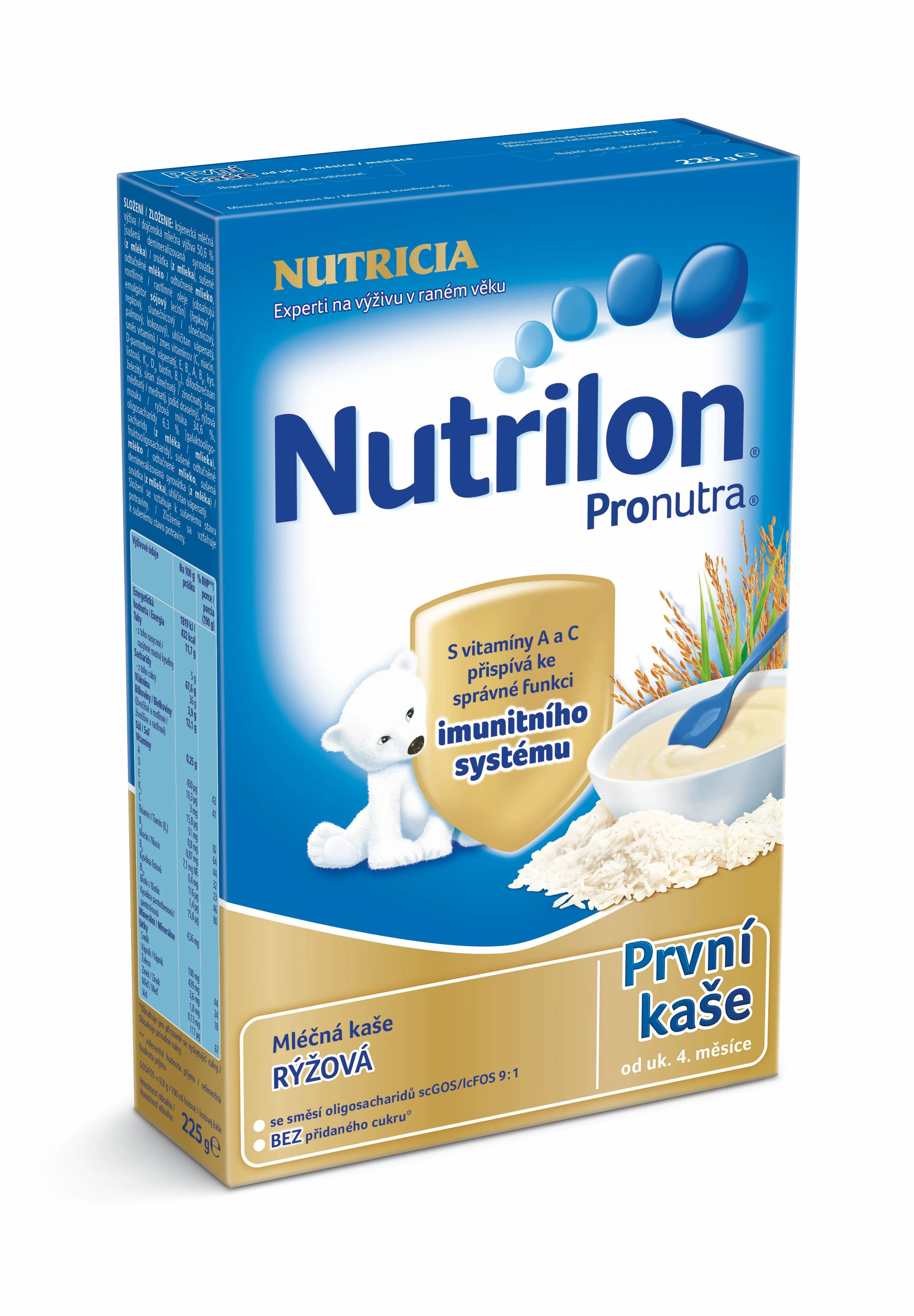 Nutrilon Pronutra První kaše mléčná rýžová 225 g