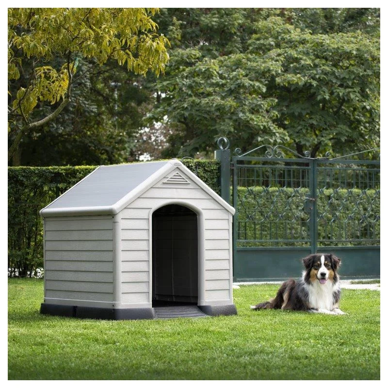 Curver Bouda pro psy Dog House šedá