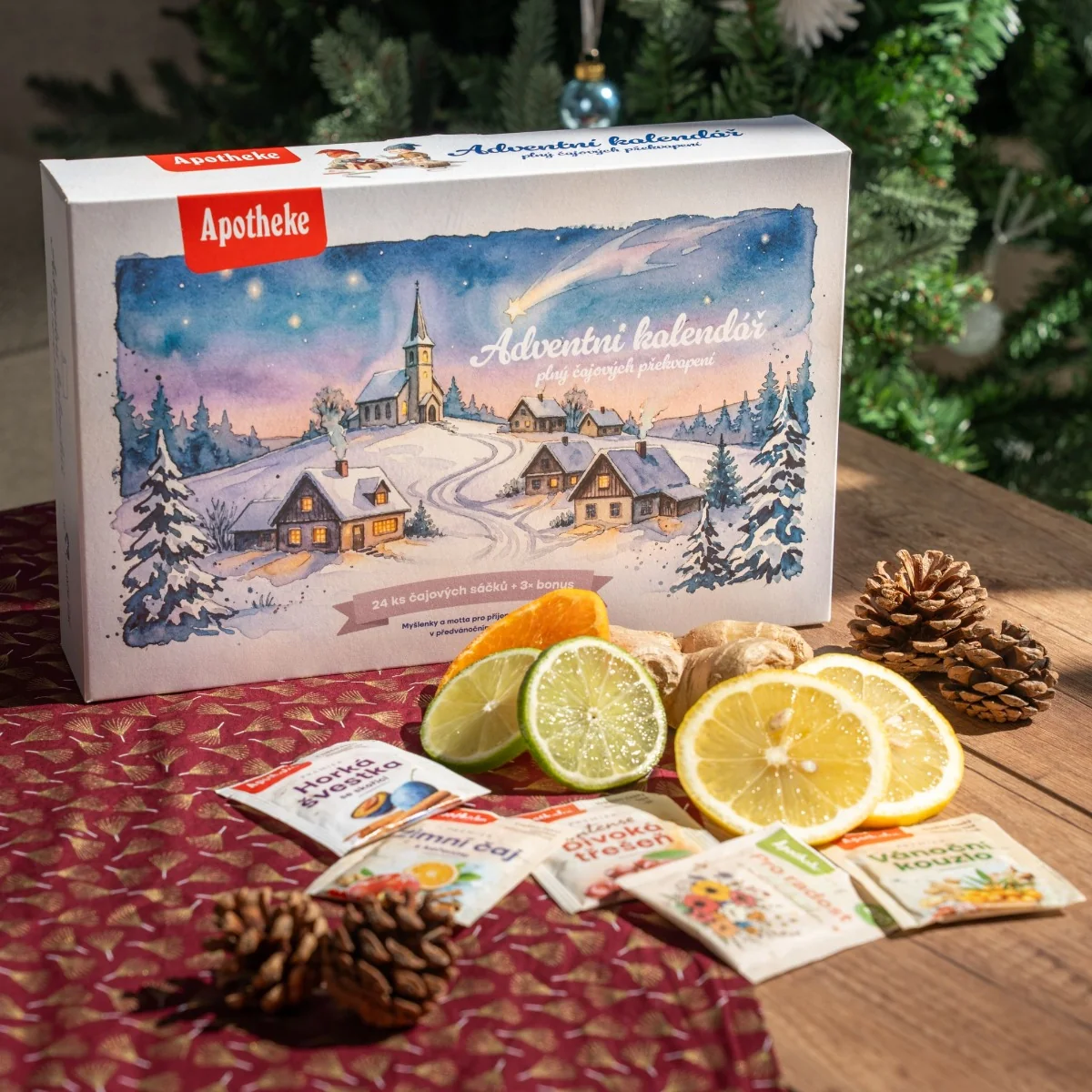 Apotheke Adventní kalendář čajových překvapení 27 ks