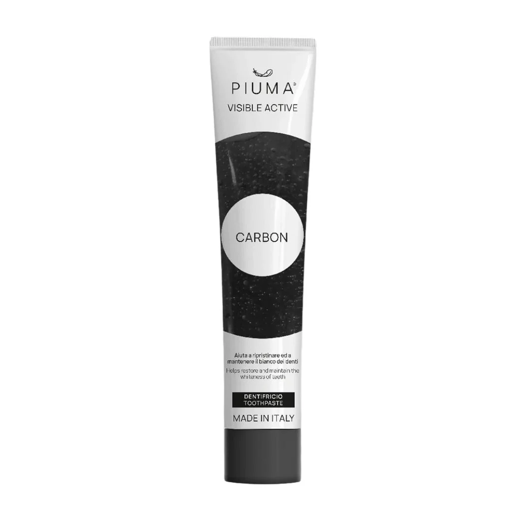 Piuma Přírodní zubní pasta s aktivním uhlím 75 ml