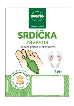 Svorto 020 Srdíčka závěsná vel. 1 36–40 1 pár