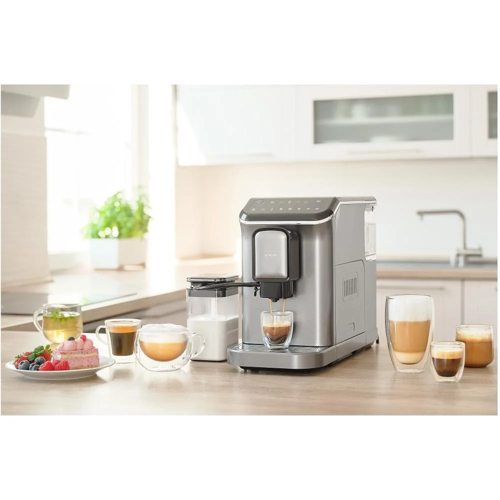 SENCOR SES 8000BK Espresso automatický kávovar černý/stříbrný