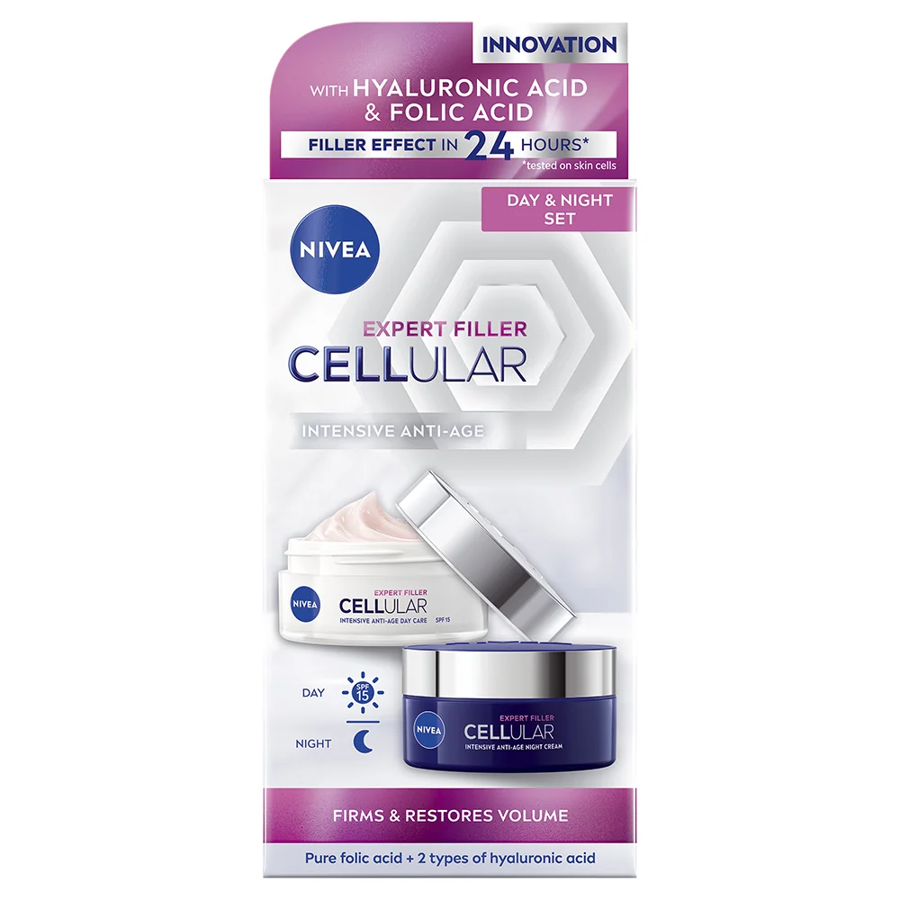 Nivea Cellular Expert Filler denní a noční krém 2x50 ml