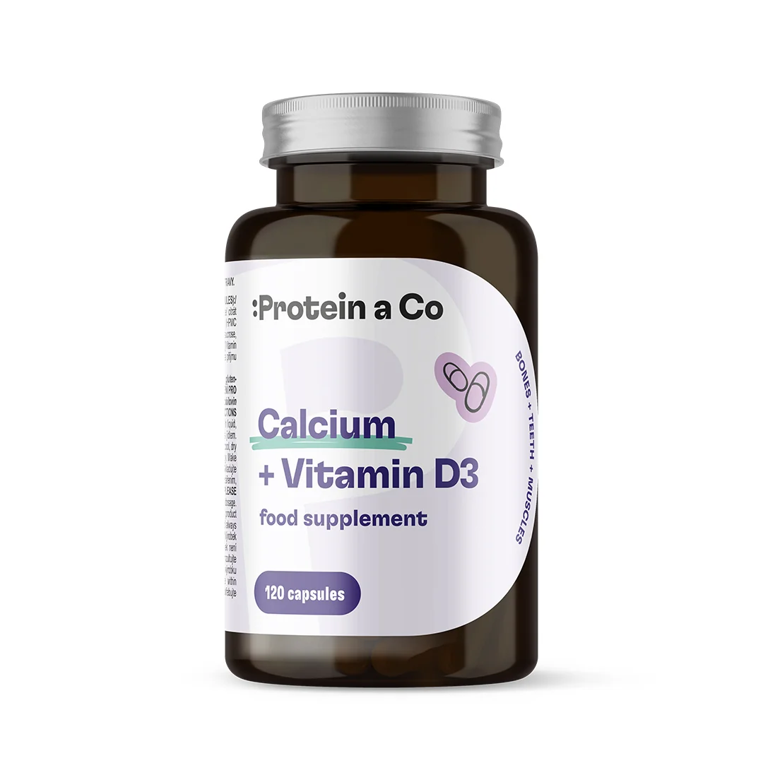 Protein a Co Vápník + Vitamin D3 120 kapslí