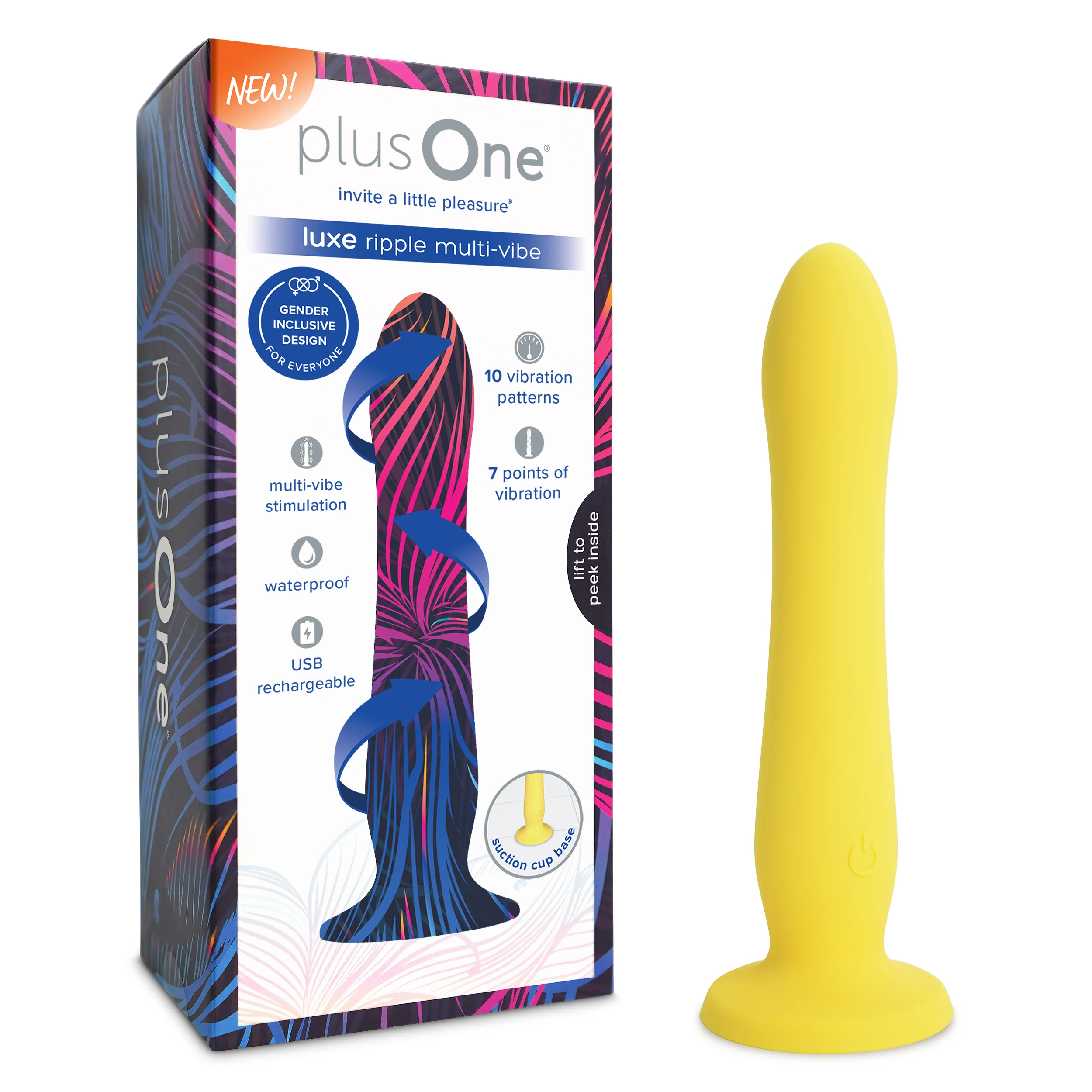 PlusOne Luxusní multi-vibrátor Masterpiece Více než jen dildo