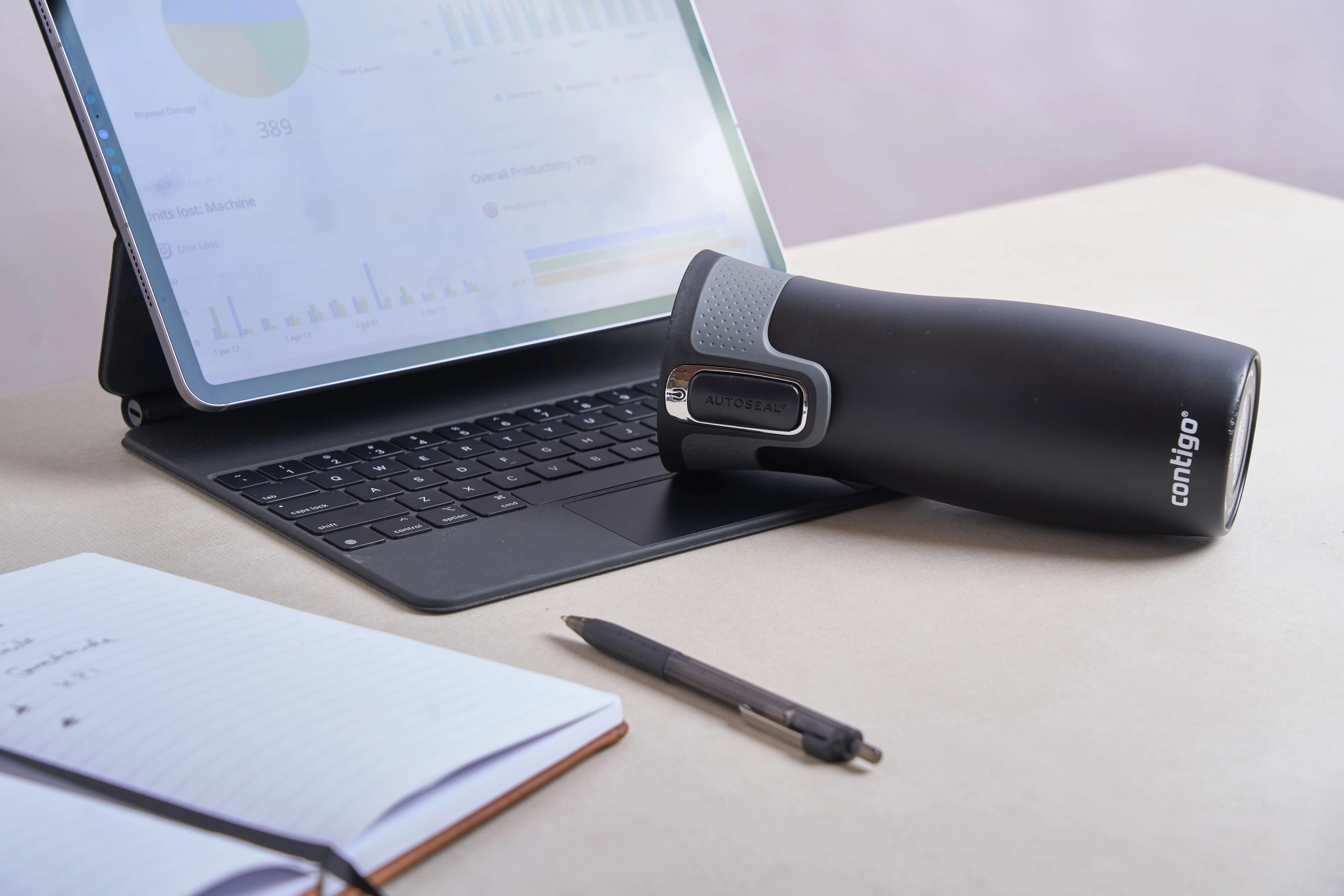 Contigo Termoláhev West Loop Matte Black černá 470 ml