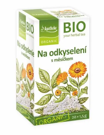 Apotheke BIO Na odkyselení s měsíčkem nálevové sáčky 20x1,5