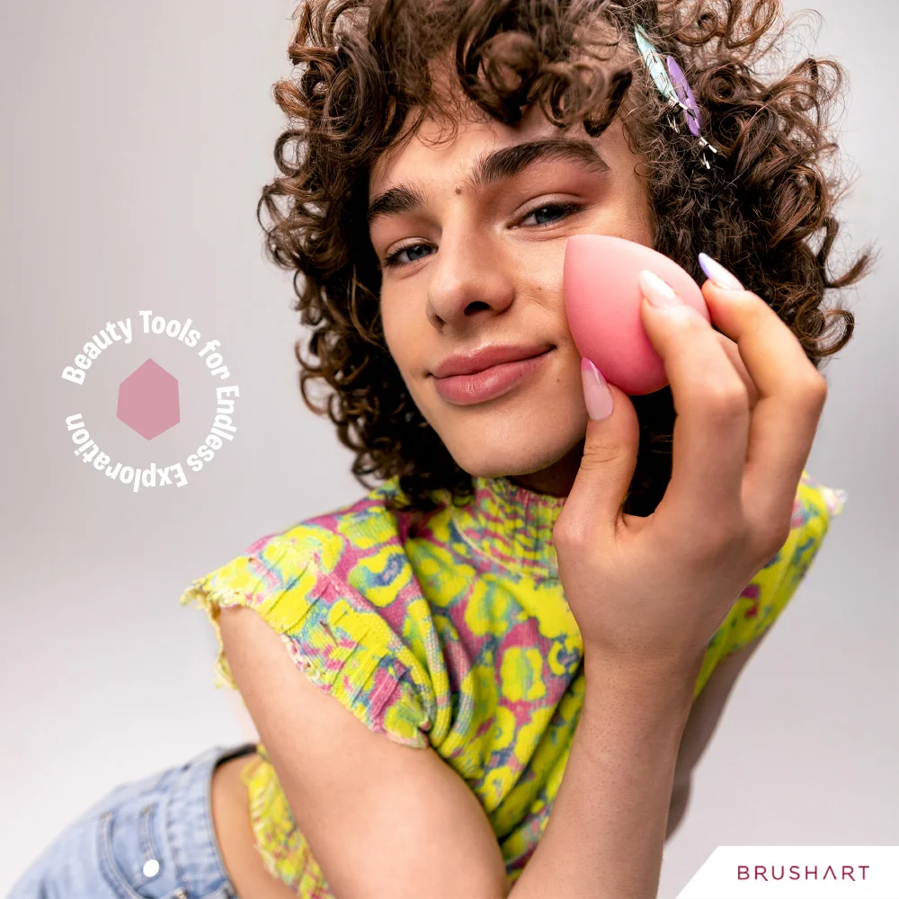 BrushArt Houbička na make-up basic 1 ks