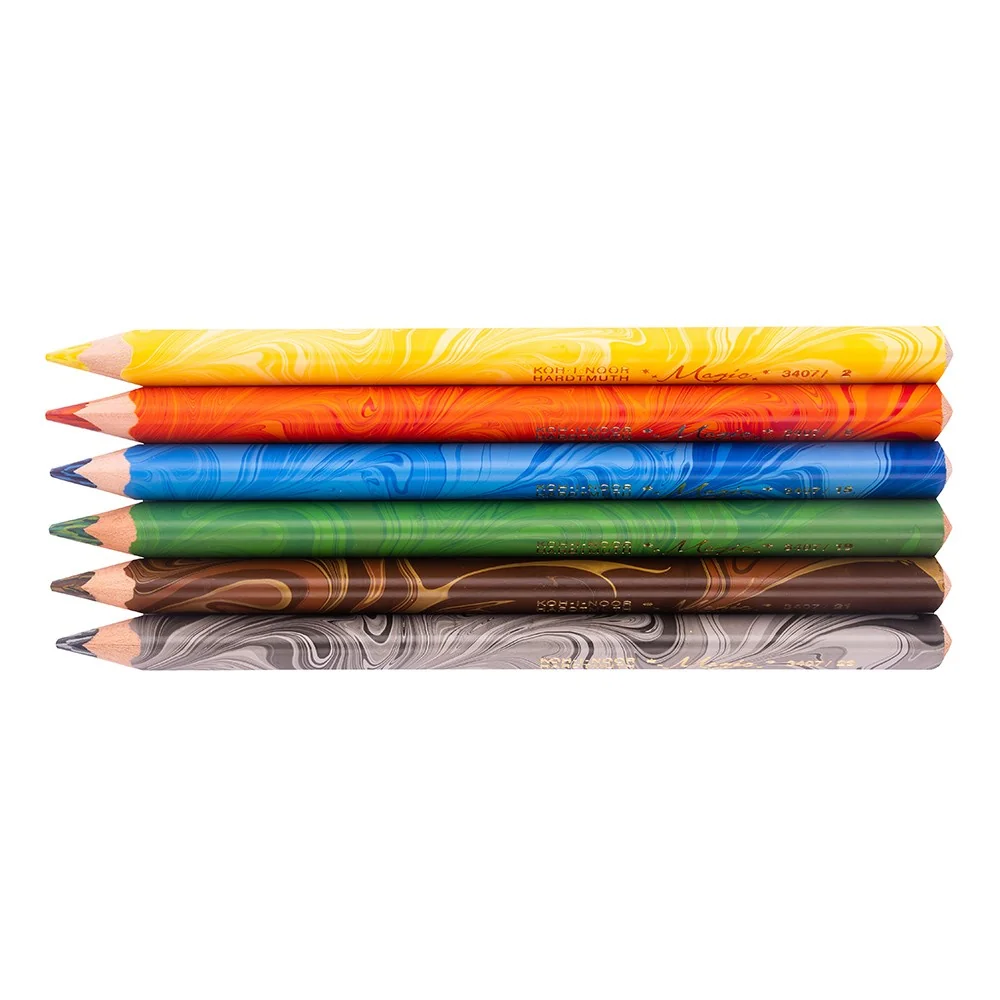 KOH-I-NOOR MAGIC 3408/6 - trojhranné pastelky TR 11 - 6 ks