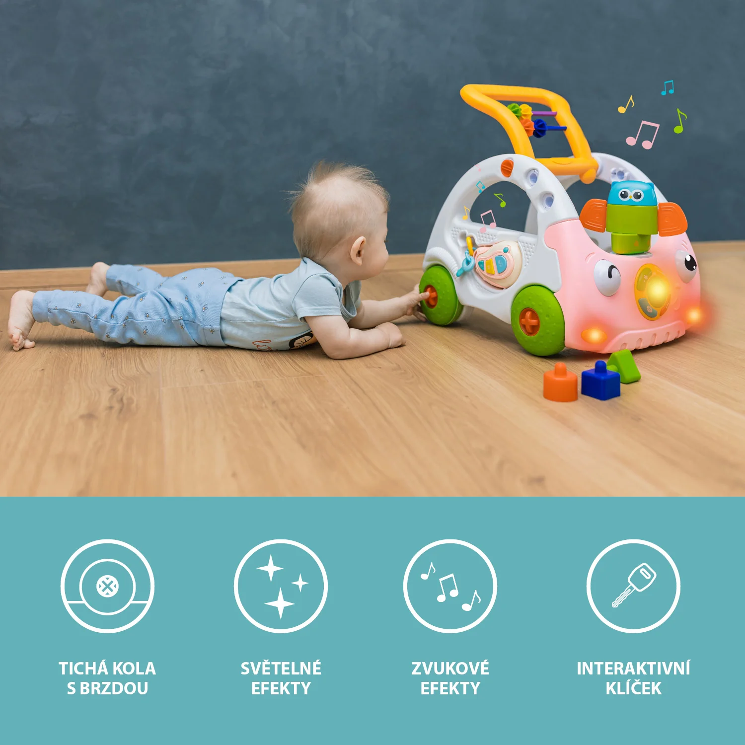 Zopa Aktivity chodítko 3v1, Blue 1