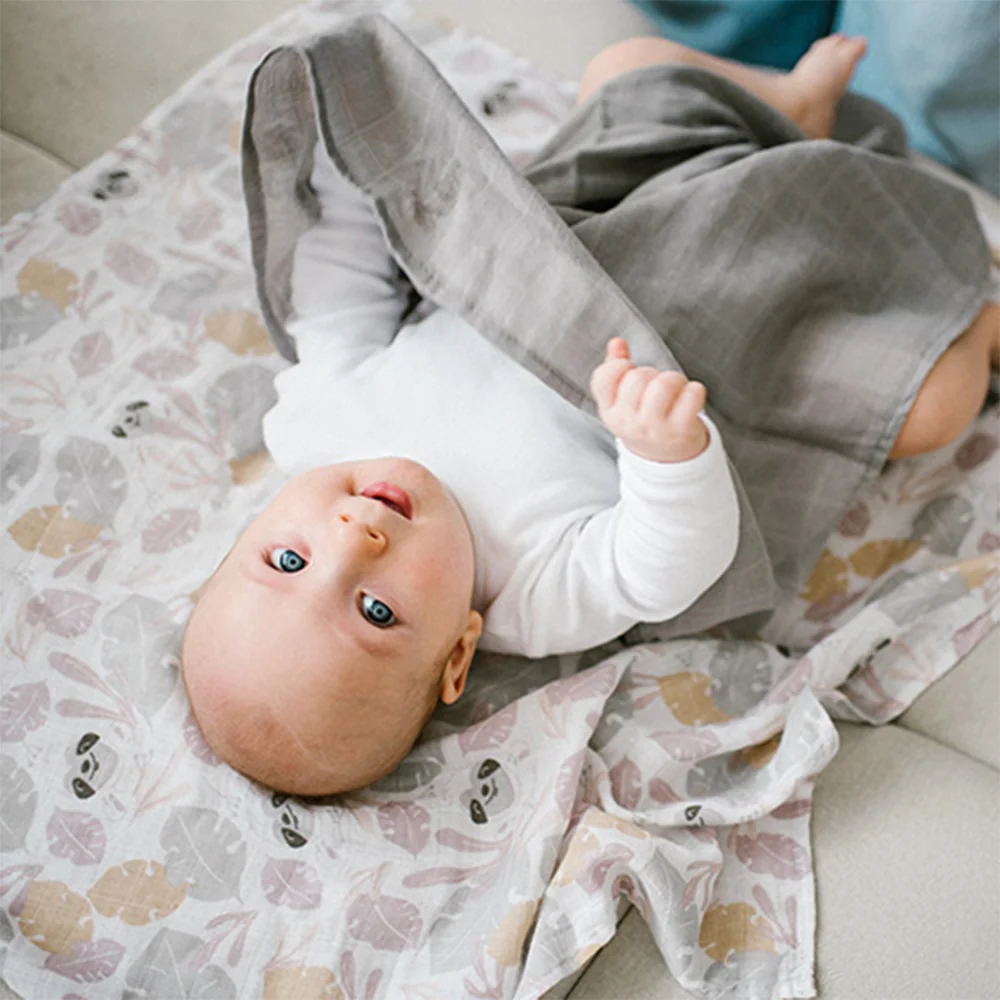 Babyono Pleny mušelínové Super Soft 70x70 cm 3 ks grey