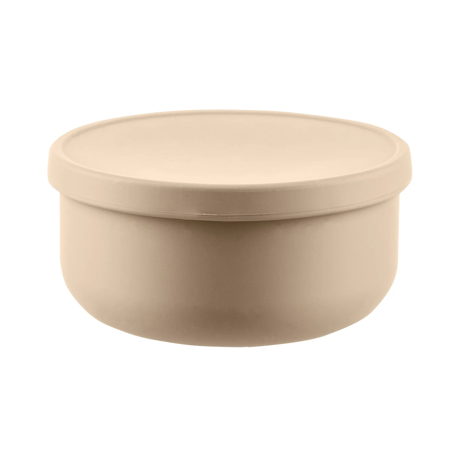 Zopa Silikonová miska s víčkem, Sand Beige 3