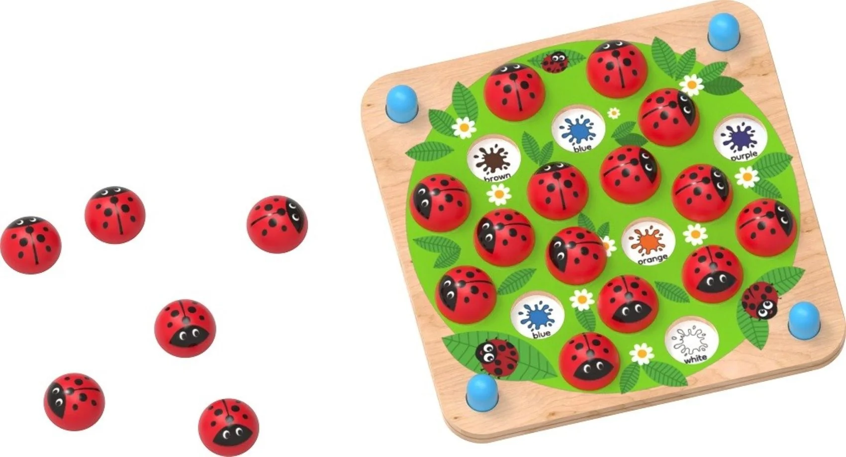 2Kids Toys Multi-pexeso 3D berušky